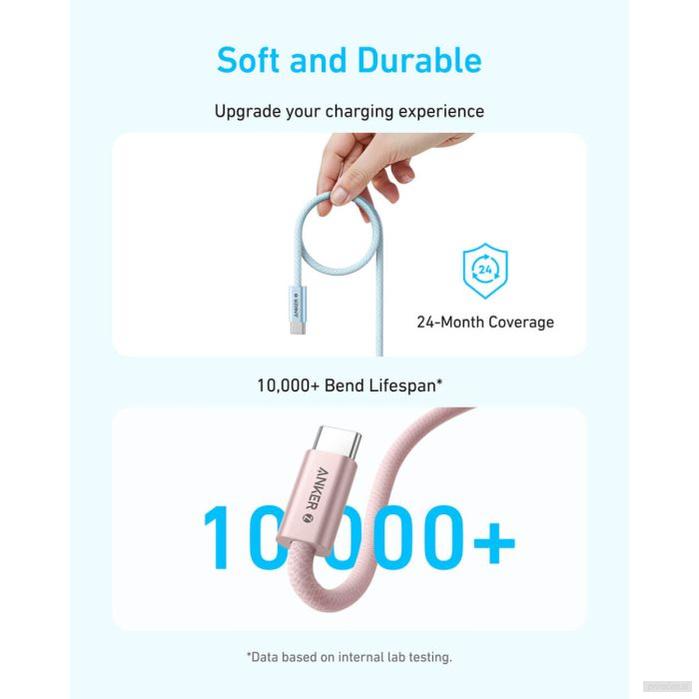 Anker Zolo USB-C na USB-C kabel, 1m, 240W-PRIROCEN.SI