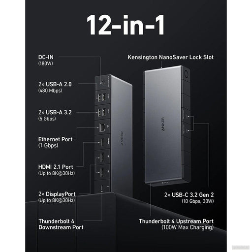 Anker 778 Thunderbolt priklopna postaja, 12v1-PRIROCEN.SI