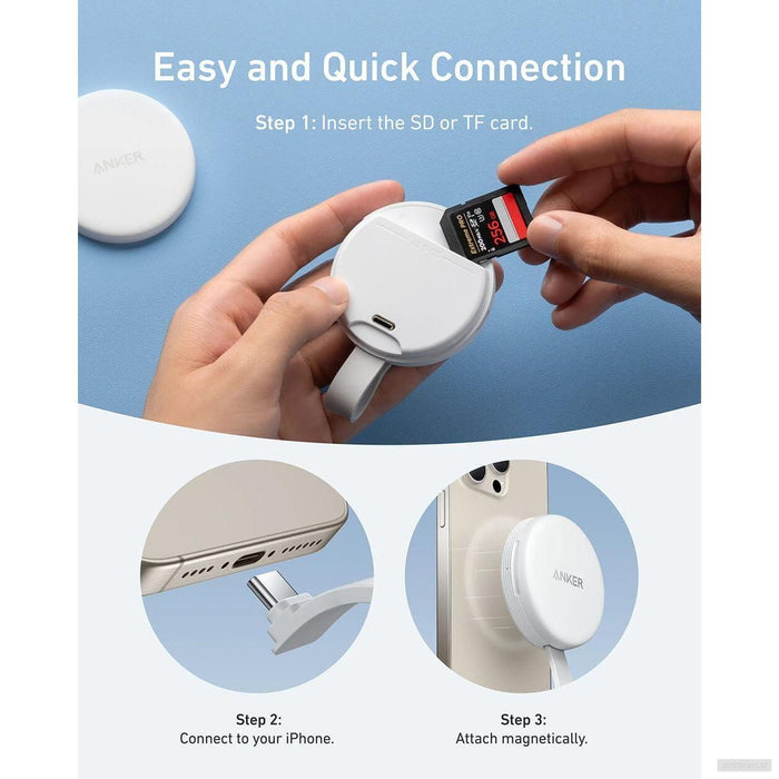 Anker MagGo USB-C Adapter (3-v-1, 10Gbps, za iPhone)-PRIROCEN.SI