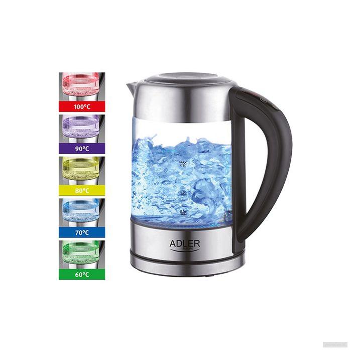 Adler grelnik vode z regulacijo temperature 1,7L 2200W-PRIROCEN.SI