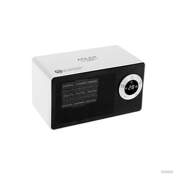 ADLER Keramični kalorifer Q LCD 1000W Bel-PRIROCEN.SI