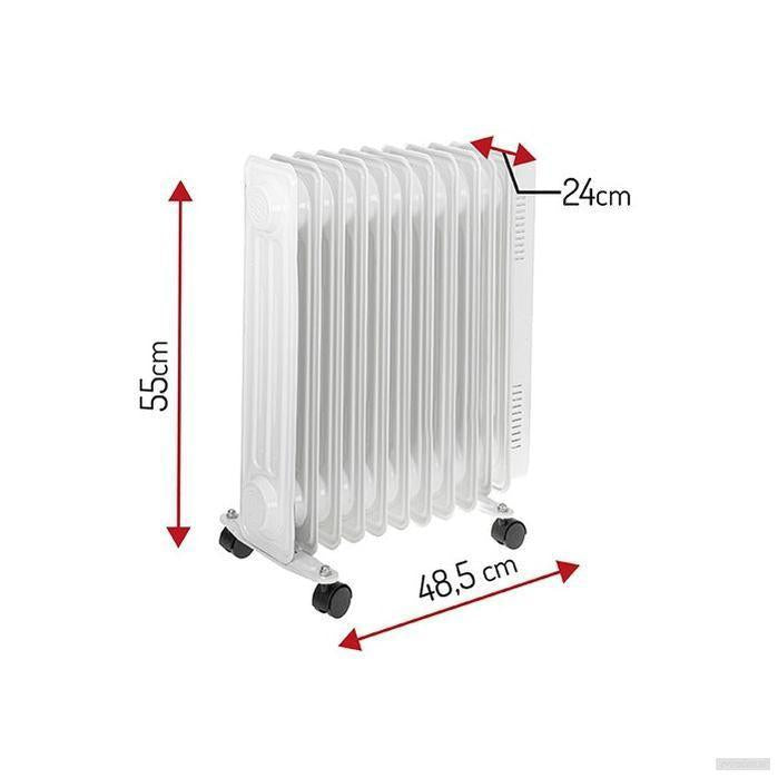 Adler Oljni radiator 11 reberni 2500W-PRIROCEN.SI