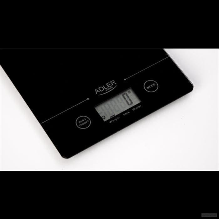 Adler kuhinjska tehtnica črna-PRIROCEN.SI