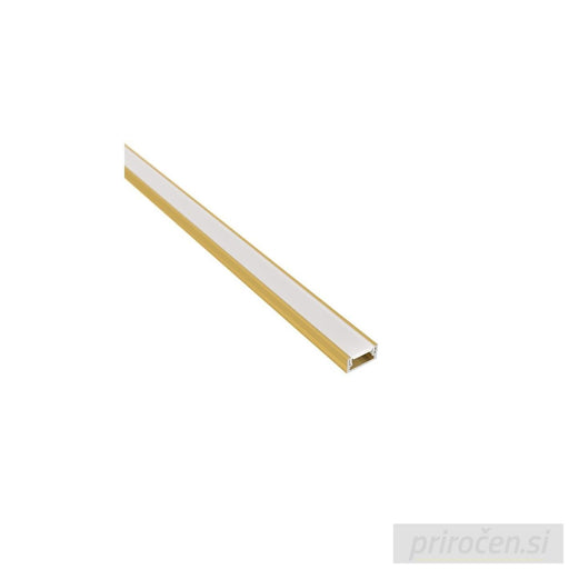 Nadgradni LED profil LINE MINI, zlat, 2m-PRIROCEN.SI