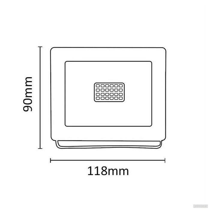 Asalite LED White Floodlight Slim 20W 4500K (1800 lumens)-PRIROCEN.SI