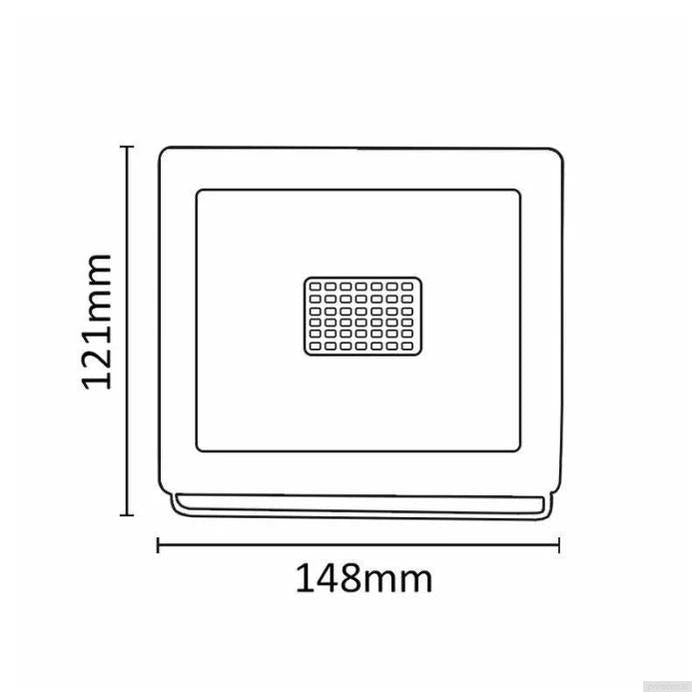 Asalite LED beli reflektor Slim 30W 4500K (2700 lumnov)-PRIROCEN.SI