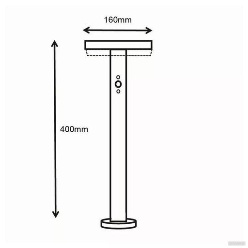 Asalite LED solarna svetilka IP65 5W 3000K (400 lumnov) + senzor-PRIROCEN.SI