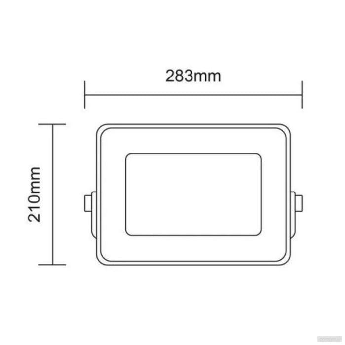Asalite LED Floodlight Slim 100W 6500K (9000 lumnov)-PRIROCEN.SI