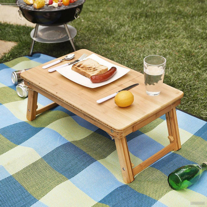 SONGMICS nastavljiva mizica za prenosni računalnik iz bambusa LLD01N-PRIROCEN.SI