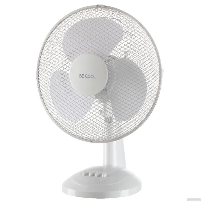 Be Cool namizni ventilator 30 cm BC12TF bele barve-PRIROCEN.SI