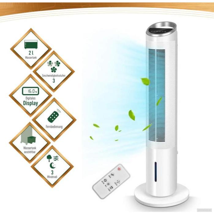 Be Cool stolpni zračni hladilec zraka 2 l BC2AC2001TUF bele barve-PRIROCEN.SI