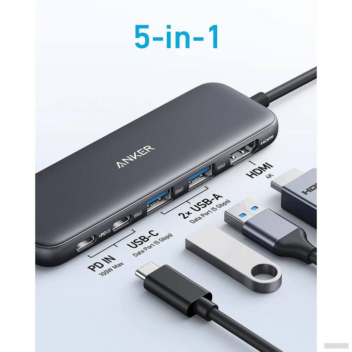 Anker 332 USB-C Hub, 5v1-PRIROCEN.SI