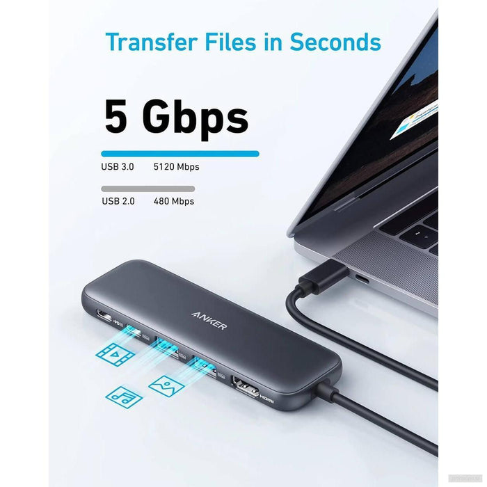 Anker 332 USB-C Hub, 5v1-PRIROCEN.SI