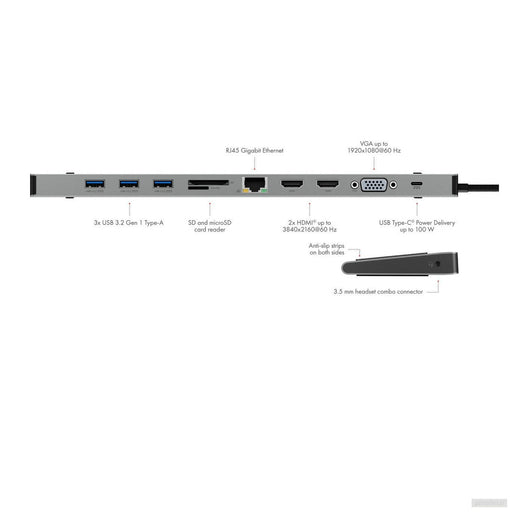 Icybox IB-DK2106A-CPD priklopna postaja s Power Delivery 100W-PRIROCEN.SI