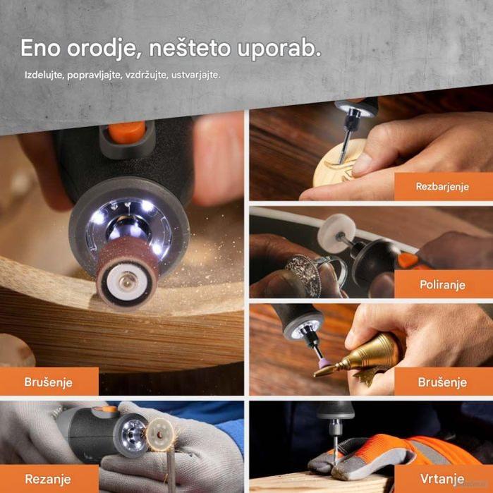 VonHaus večnamensko baterijsko rotacijsko orodje s kovčkom-PRIROCEN.SI