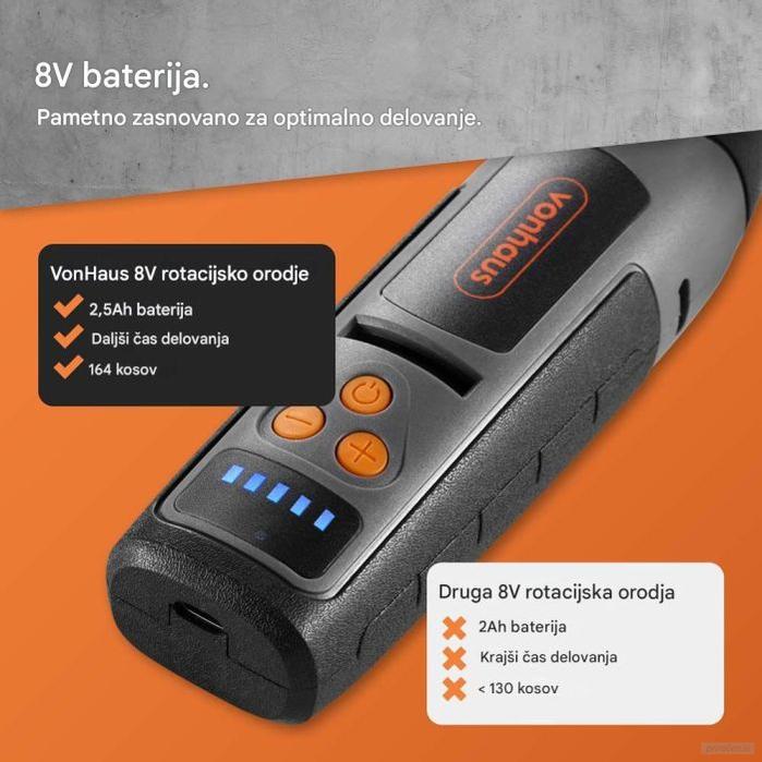 VonHaus večnamensko baterijsko rotacijsko orodje s kovčkom-PRIROCEN.SI
