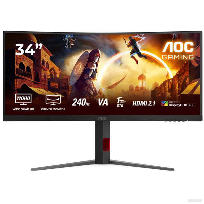 AOC Agon CU34G4Z 34" WQHD 240Hz 1ms ukrivljen gaming monitor-PRIROCEN.SI