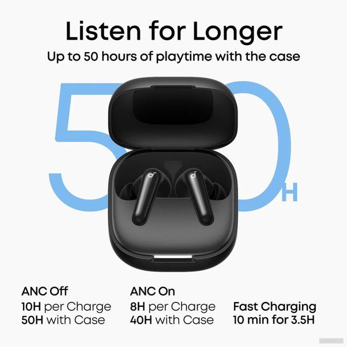 Anker Soundcore R60i NC brezžične slušalke, črne-PRIROCEN.SI