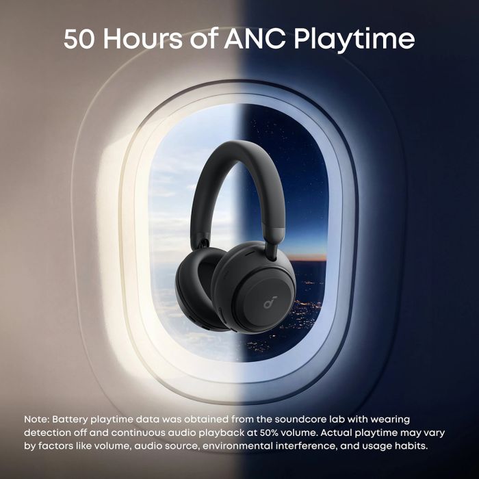 Anker Soundcore Space 2 naglavne Bluetooth slušalke, črne-PRIROCEN.SI