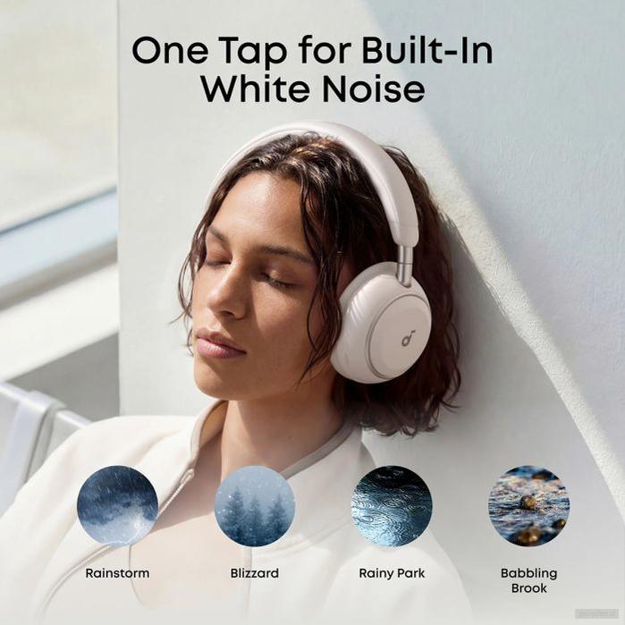 Anker Soundcore Space 2 naglavne Bluetooth slušalke, bele-PRIROCEN.SI