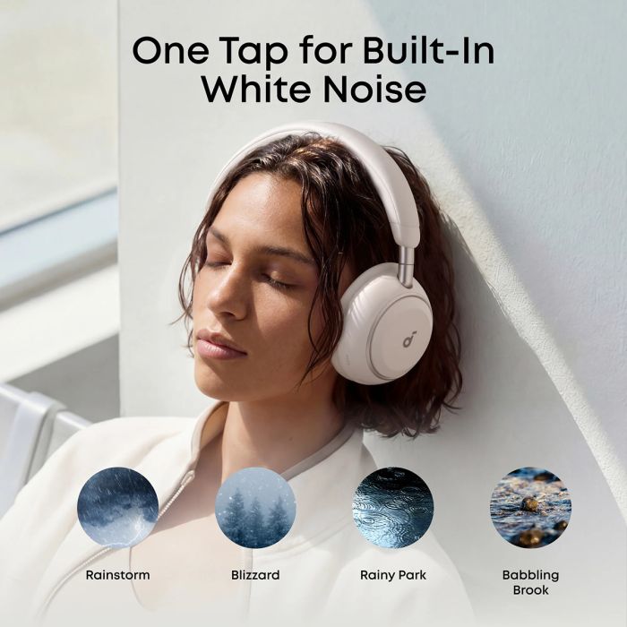Anker Soundcore Space 2 naglavne Bluetooth slušalke, bele-PRIROCEN.SI