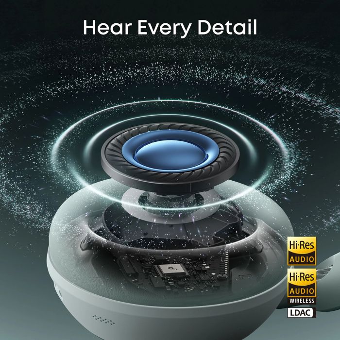 Anker Soundcore Space 2 naglavne Bluetooth slušalke, zelene-PRIROCEN.SI
