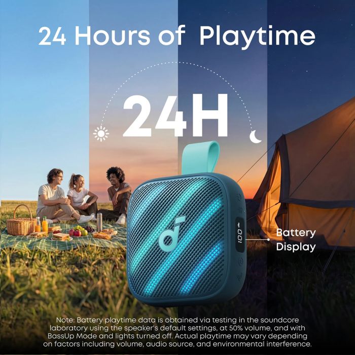 Anker Soundcore Boom Go 3i prenosni Bluetooth zvočnik, moder-PRIROCEN.SI