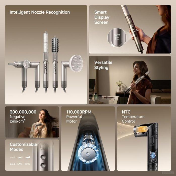 Dreame Dazzle sušilnik in oblikovalec las-PRIROCEN.SI