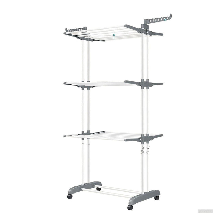 SONGMICS stojalo za sušenje perila 64 x 126 x 172 cm-PRIROCEN.SI