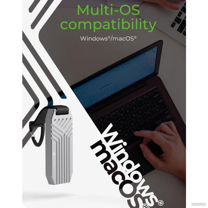 IcyBox IB-1919M-C42 USB4 Gen 3x2 ohišje za M.2 NVMe SSD-PRIROCEN.SI