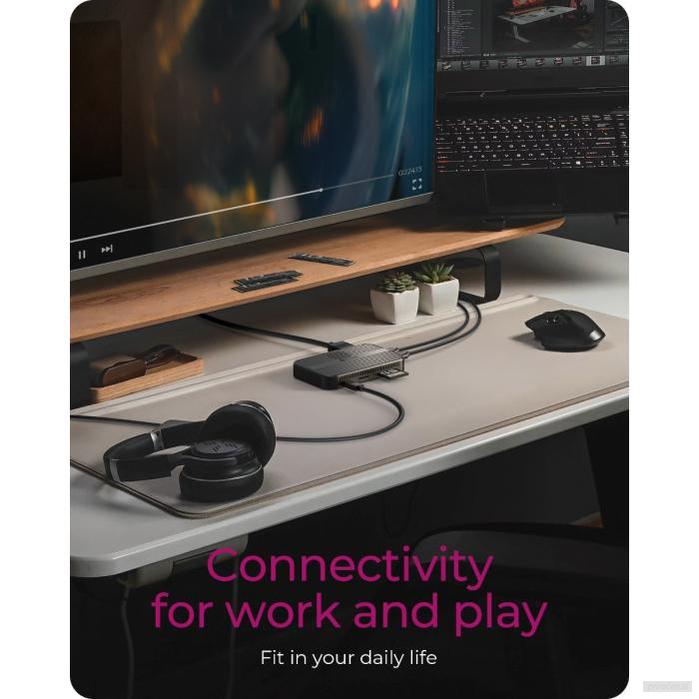 IcyBox IB-DK4071M-CU31 7-v-1 DockingStation with magnetic M.2 SSD bay priklopna postaja-PRIROCEN.SI