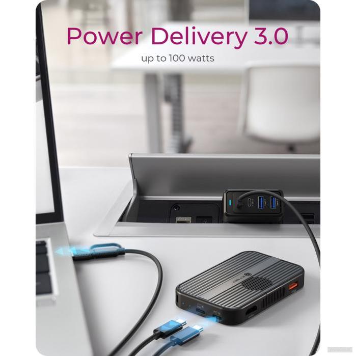 IcyBox IB-DK4071M-CU31 7-v-1 DockingStation with magnetic M.2 SSD bay priklopna postaja-PRIROCEN.SI