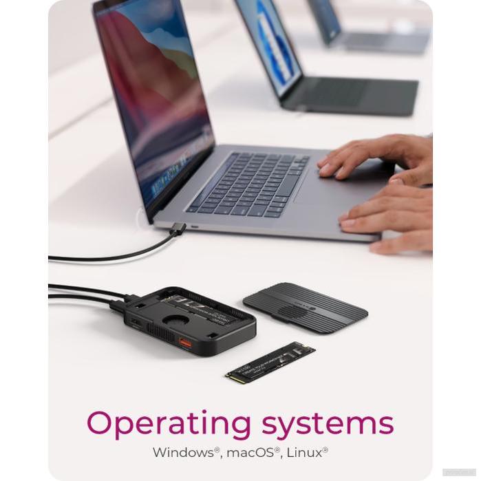 IcyBox IB-DK4071M-CU31 7-v-1 DockingStation with magnetic M.2 SSD bay priklopna postaja-PRIROCEN.SI