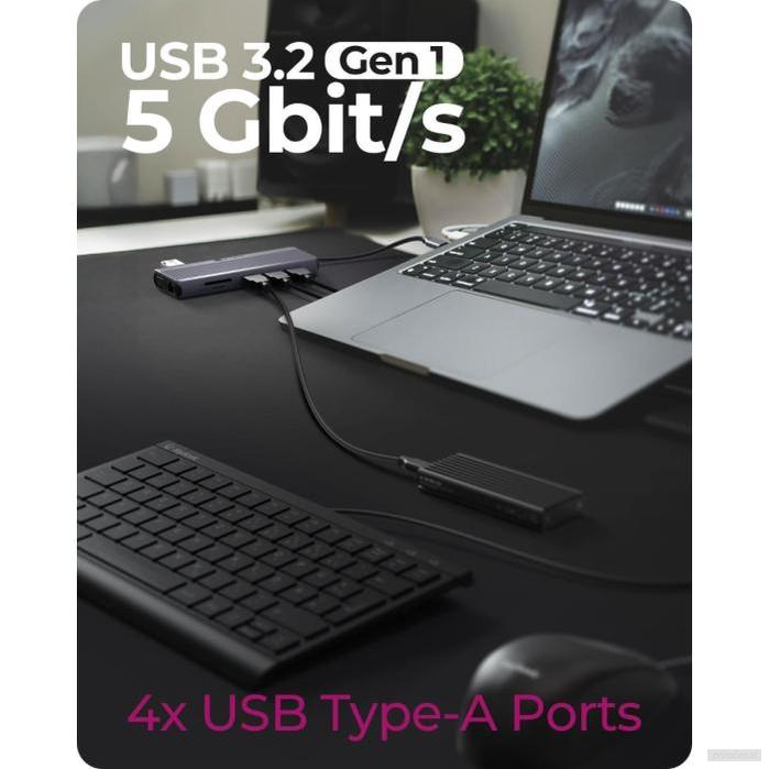IcyBox IB-DK4062-CPD 12-v-1 DockingStation priklopna postaja s trojnim video priključkom-PRIROCEN.SI