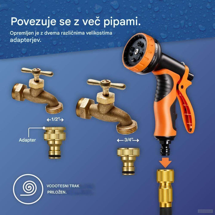 VonHaus raztegljiva vrtna cev – 30 m-PRIROCEN.SI