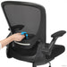 SONGMICS ergonomski pisarniški stol, črn, OBN37BKV1-PRIROCEN.SI