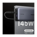 Ugreen 145W 20000mAh prenosna baterija z vgrajenim kablom-PRIROCEN.SI