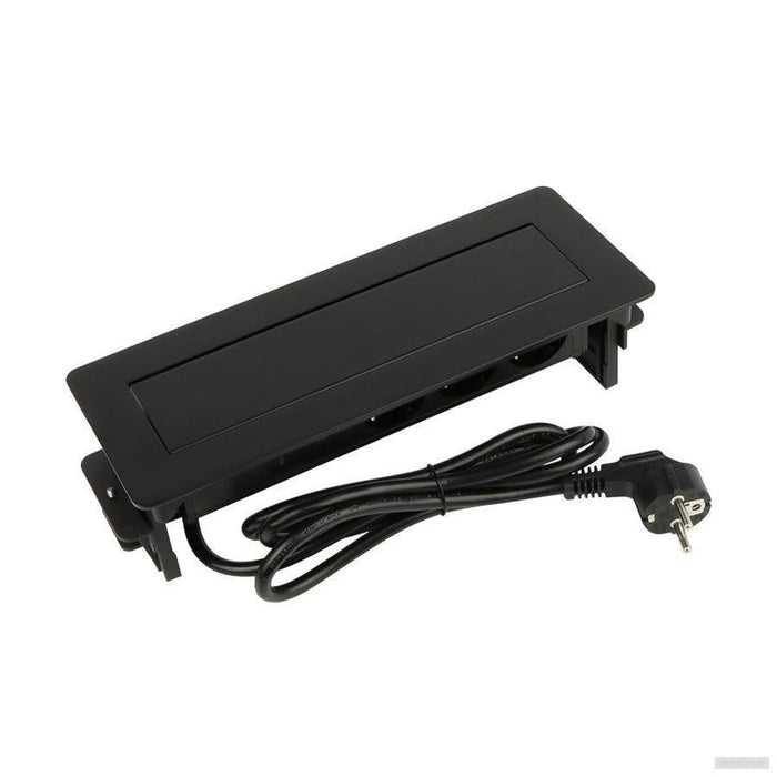 Kotna vgradna vtičnica FLIX BOX 3x220V 2xUSB (A+C)-PRIROCEN.SI