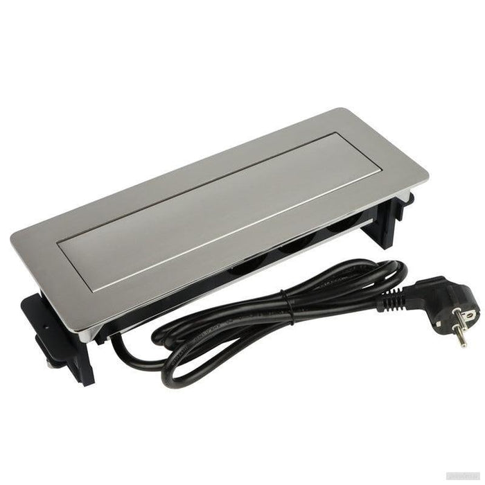 Kotna vgradna vtičnica FLIX BOX 3x220V 2xUSB (A+C)-PRIROCEN.SI