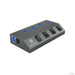 IcyBox IB-HUB1405 4-portni USB-A hub s stikali-PRIROCEN.SI