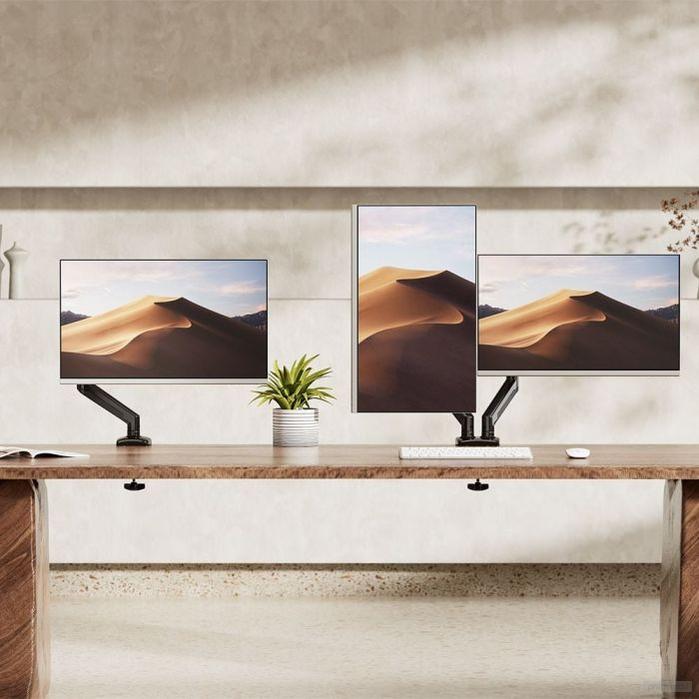 VonHaus dvojni namizni nosilec do diagonale 32'' plinska vzmet 3000915-PRIROCEN.SI