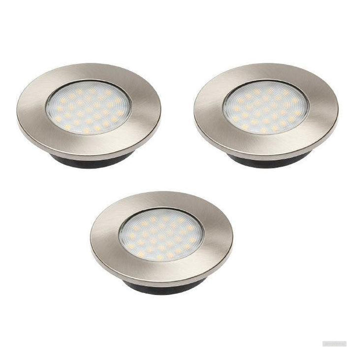 Pohištvena LED svetilka BARRI 3x1,5W 3000K 230V, srebrna-PRIROCEN.SI