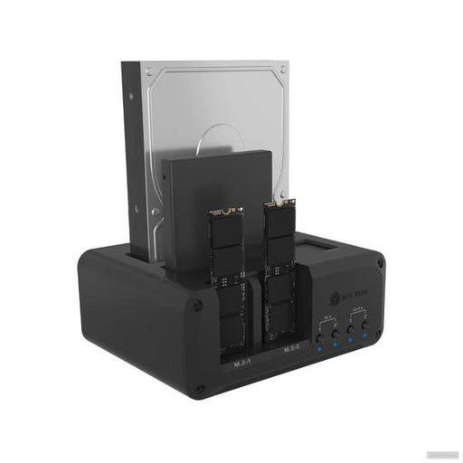 IcyBox IB-2925MS-CU31 priklopna in klonirna postaja za M.2 NVMe SSD & 2,5/3,5 SATA SSD/HDD-PRIROCEN.SI