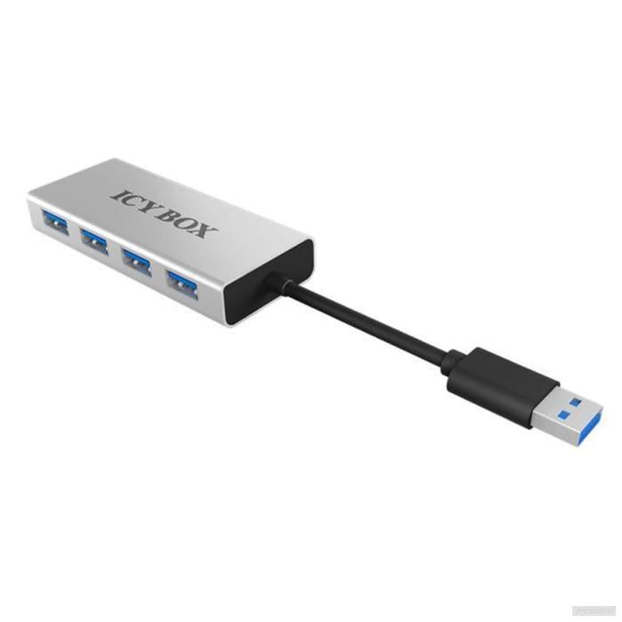 Icxbox IB-AC6104 4-Portni Hub s priključkom USB 3.0 Type-A-PRIROCEN.SI