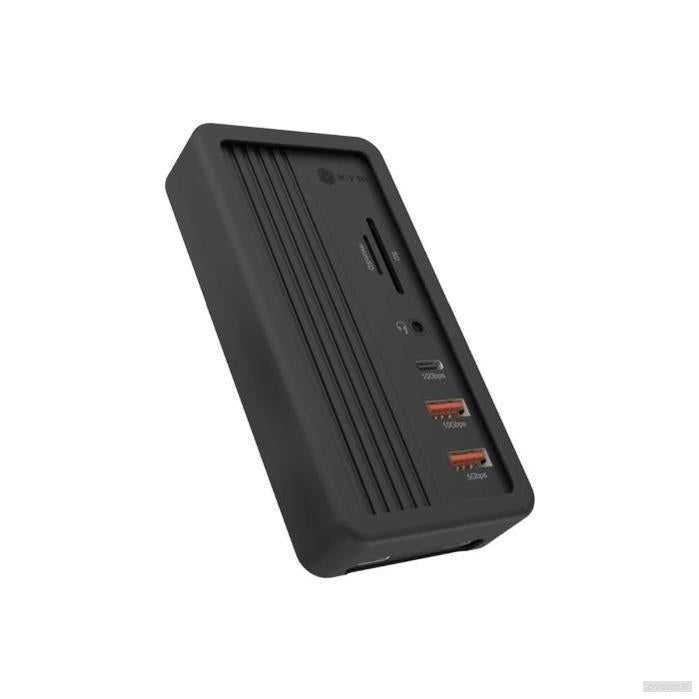 IcyBox IB-DK4072M-CU31 10-v-1 priklopna postaja s režo za NVMe disk-PRIROCEN.SI