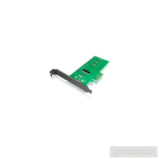 IcyBox IB-PCI208 ohišje/adapter za M.2 NVMe SSDje na PCIe x4 kartico-PRIROCEN.SI