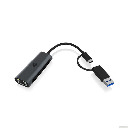 Icybox IB-LAN301-C3 USB-A in USB-C mrežna kartica/adapter na 2.5 Gbit Ethernet-PRIROCEN.SI