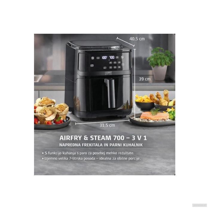 CASO Steam & Air Fry 700 cvrtnik na vroči zrak z dodatno funkcijo sopare 1700W-PRIROCEN.SI