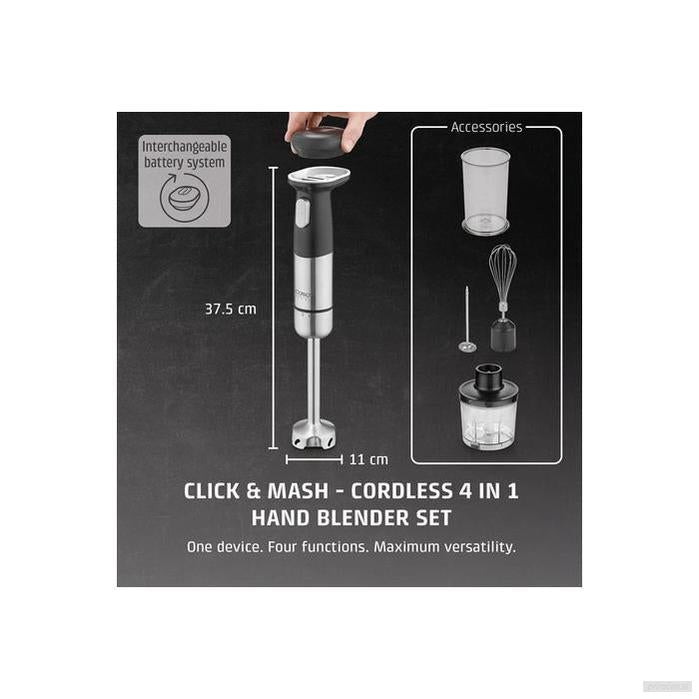 Click & Mash brezžični ročni mešalnik 4 v 1 180W-PRIROCEN.SI