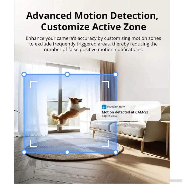 SONOFF notranja videonadzorna kamera CAM-S2, 1080P, Wi-Fi-PRIROCEN.SI